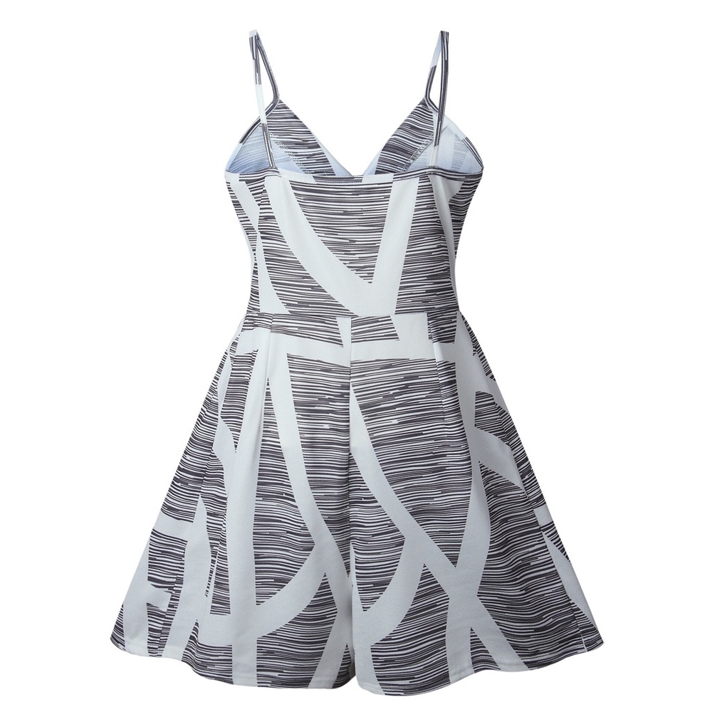 ▫️black and white romper jumper suite - Picture 3 of 5
